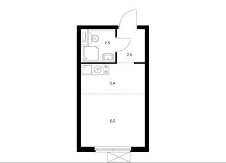 Продажа квартиры студии, 19.9 м2, Одинцово, ЖК Одинцово-1, Каштановая улица, 4