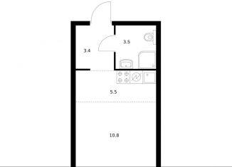 Квартира на продажу студия, 23.2 м2, Москва, ЖК Кронштадтский 9, жилой комплекс Кронштадтский 9, к2