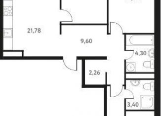 Продается 4-ком. квартира, 84.1 м2, Пушкино