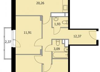 Продаю 3-комнатную квартиру, 73.9 м2, сельский посёлок Новинки, ЖК Новинки Смарт Сити, 2-я Дорожная улица, 4