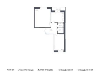 Продажа 2-ком. квартиры, 67.7 м2, Санкт-Петербург, ЖК Малая Охта, Заневский проспект, 42