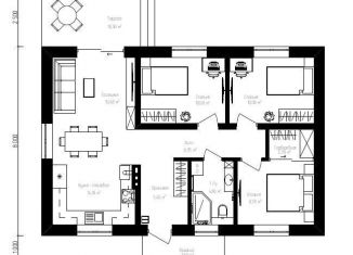 Продаю дом, 96 м2, коттеджный поселок Мокино Грин