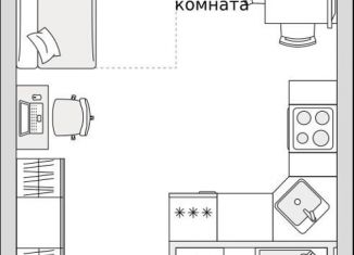 Квартира на продажу студия, 29.9 м2, поселок Бугры, ЖК Новые Горизонты