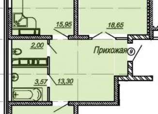 Продажа 2-ком. квартиры, 80.3 м2, Краснодар, Октябрьская улица, 181/2к1, ЖК Центральный