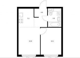 Продаю двухкомнатную квартиру, 34.2 м2, Котельники