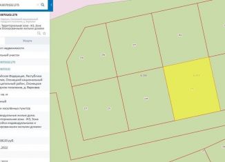 Продаю участок, 13.6 сот., деревня Верховье, 86К-187, 4-й километр