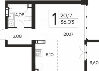 Продажа однокомнатной квартиры, 36 м2, Ялта