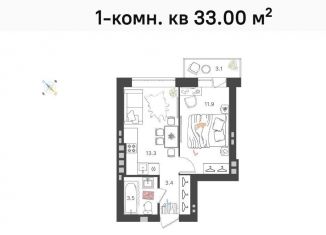 Продается 1-комнатная квартира, 33 м2, Нижегородская область