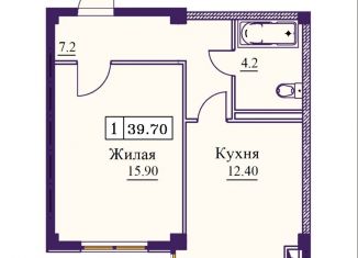 Продам 1-комнатную квартиру, 39.7 м2, Минеральные Воды, Советская улица, 69