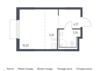 Квартира на продажу студия, 22.8 м2, деревня Мисайлово