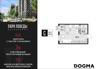 Квартира на продажу студия, 29.3 м2, Краснодар, Прикубанский округ