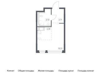 Квартира на продажу студия, 21.3 м2, Санкт-Петербург
