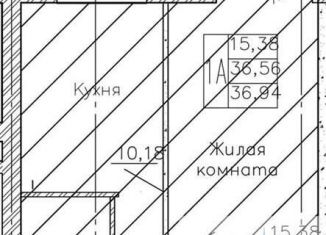 Продажа однокомнатной квартиры, 36.9 м2, Воронежская область