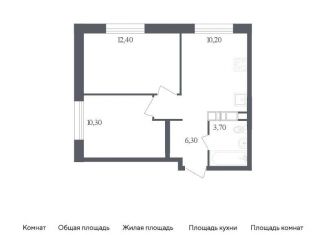 Продам 2-комнатную квартиру, 42.9 м2, Москва, 5-я улица Лесные Поляны