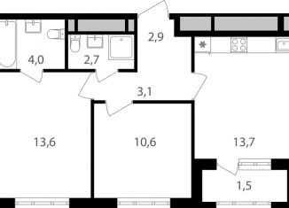 Продается 2-комнатная квартира, 52.1 м2, Москва, Михалковская улица, 48с1, ЖК Михалковский