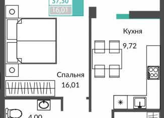 Продается 1-комнатная квартира, 37.3 м2, Перовское сельское поселение