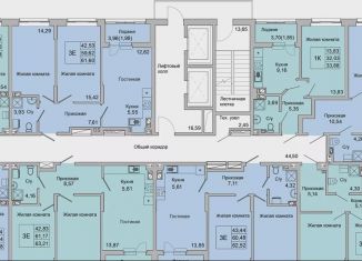 Продается 3-комнатная квартира, 62.5 м2, Батайск