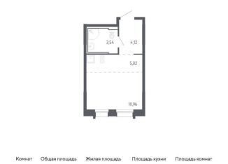 Продам квартиру студию, 23.6 м2, Владивосток