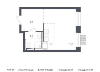 Продам квартиру студию, 25.5 м2, Московская область, жилой комплекс Мытищи Парк, к4.2