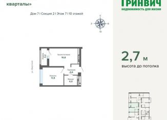 Продается 1-комнатная квартира, 39.5 м2, Екатеринбург, улица Шаумяна, 30, улица Шаумяна