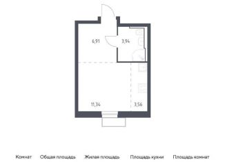 Квартира на продажу студия, 25.8 м2, Красногорск, жилой комплекс Квартал Строгино, к2