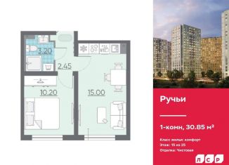 Продается 1-ком. квартира, 30.9 м2, Санкт-Петербург, метро Гражданский проспект