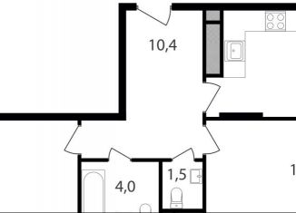 Продам двухкомнатную квартиру, 64.5 м2, Москва