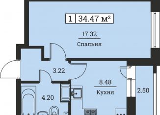 Продаю 1-комнатную квартиру, 34.5 м2, Ленинградская область, Екатерининская улица, 19