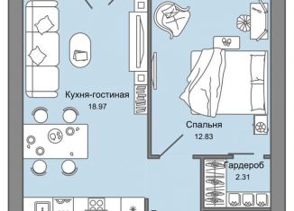 Продам двухкомнатную квартиру, 47 м2, Кировская область, улица Дмитрия Козулева, 9