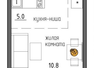 Квартира на продажу студия, 23.4 м2, Пермь, Ижевская улица, 38