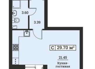 Продажа квартиры студии, 28.4 м2, Ленинградская область, Екатерининская улица, 19