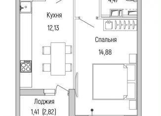 Продаю 1-комнатную квартиру, 40.5 м2, городской округ Красногорск