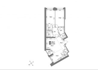 3-комнатная квартира на продажу, 113 м2, Москва, ЖК Архитектор