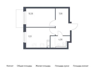 Продается 1-комнатная квартира, 31.3 м2, Ленинградская область