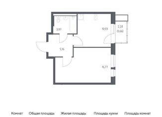 Продаю 1-комнатную квартиру, 37.4 м2, Балашиха, жилой комплекс Квартал Авиаторов, к8