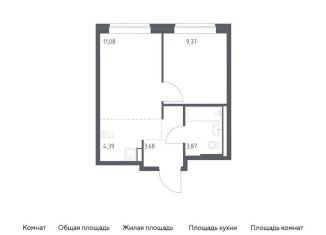 Продам 1-ком. квартиру, 32.4 м2, поселение Рязановское