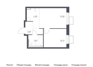 Однокомнатная квартира на продажу, 36 м2, Московская область, жилой комплекс Егорово Парк, к3.2