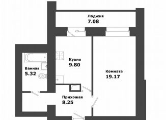 Продаю однокомнатную квартиру, 46.1 м2, Клинцы, улица Ворошилова, 35Т