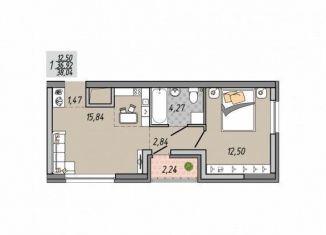 Продам 1-комнатную квартиру, 38 м2, Екатеринбург, Ленинский район, улица Печатников, 3