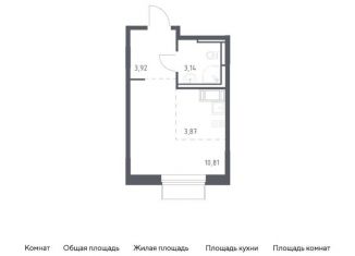 Продам квартиру студию, 21.7 м2, поселение Кокошкино