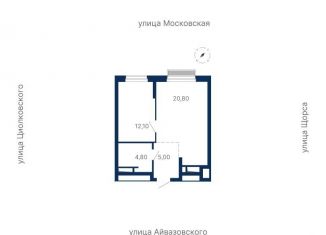 Продается 1-комнатная квартира, 43 м2, Екатеринбург, ЖК Парк Столиц