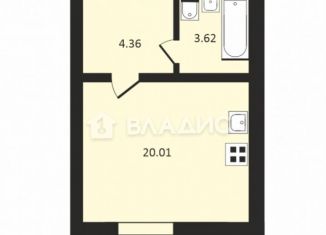 Продается квартира студия, 29.7 м2, Владимир, улица Верхняя Дуброва, 32В, Ленинский район