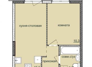 Однокомнатная квартира на продажу, 32.5 м2, Ижевск, Индустриальный район