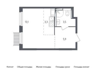 Продам квартиру студию, 25.8 м2, Мытищи, ЖК Мытищи Парк, жилой комплекс Мытищи Парк, к4