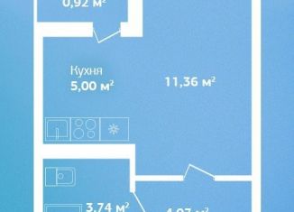 Продаю квартиру студию, 25.1 м2, Кировск, жилой комплекс Кировский Посад, 8/2, ЖК Кировский Посад