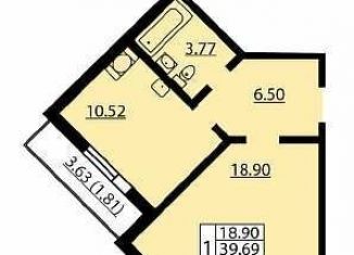 Продается 1-комнатная квартира, 39.6 м2, Санкт-Петербург, Ленинский проспект, ЖК Южная Акватория
