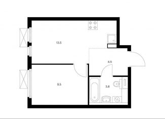 Продается однокомнатная квартира, 31.3 м2, Москва, метро Коломенская