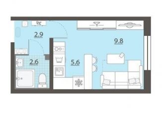 Продаю квартиру студию, 20.9 м2, посёлок Мичуринский, ЖК Мичуринский