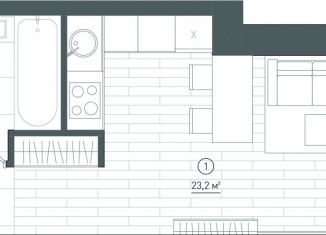 Продается квартира студия, 28 м2, Москва, улица Академика Королёва, вл13, Останкинский район