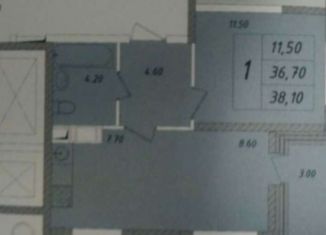 2-ком. квартира в аренду, 43 м2, Люберцы, улица Камова, 6к3, ЖК Люберцы 2017